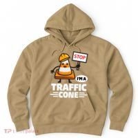 Halloween Traffic Cone Costume IM A Traffic Cone Hoodie thumb 0