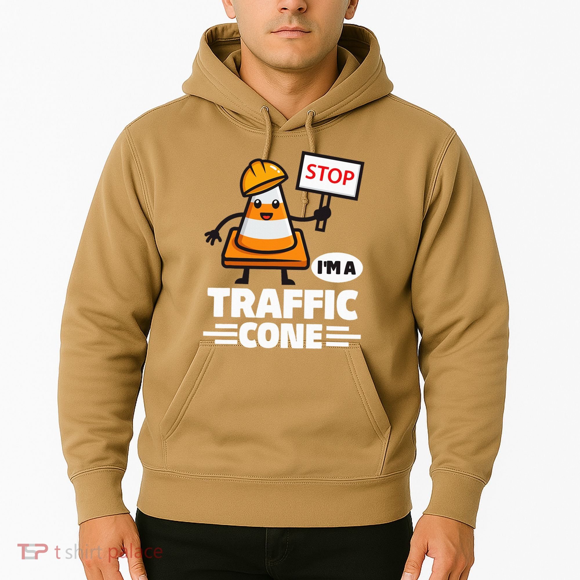 Halloween Traffic Cone Costume IM A Traffic Cone Hoodie