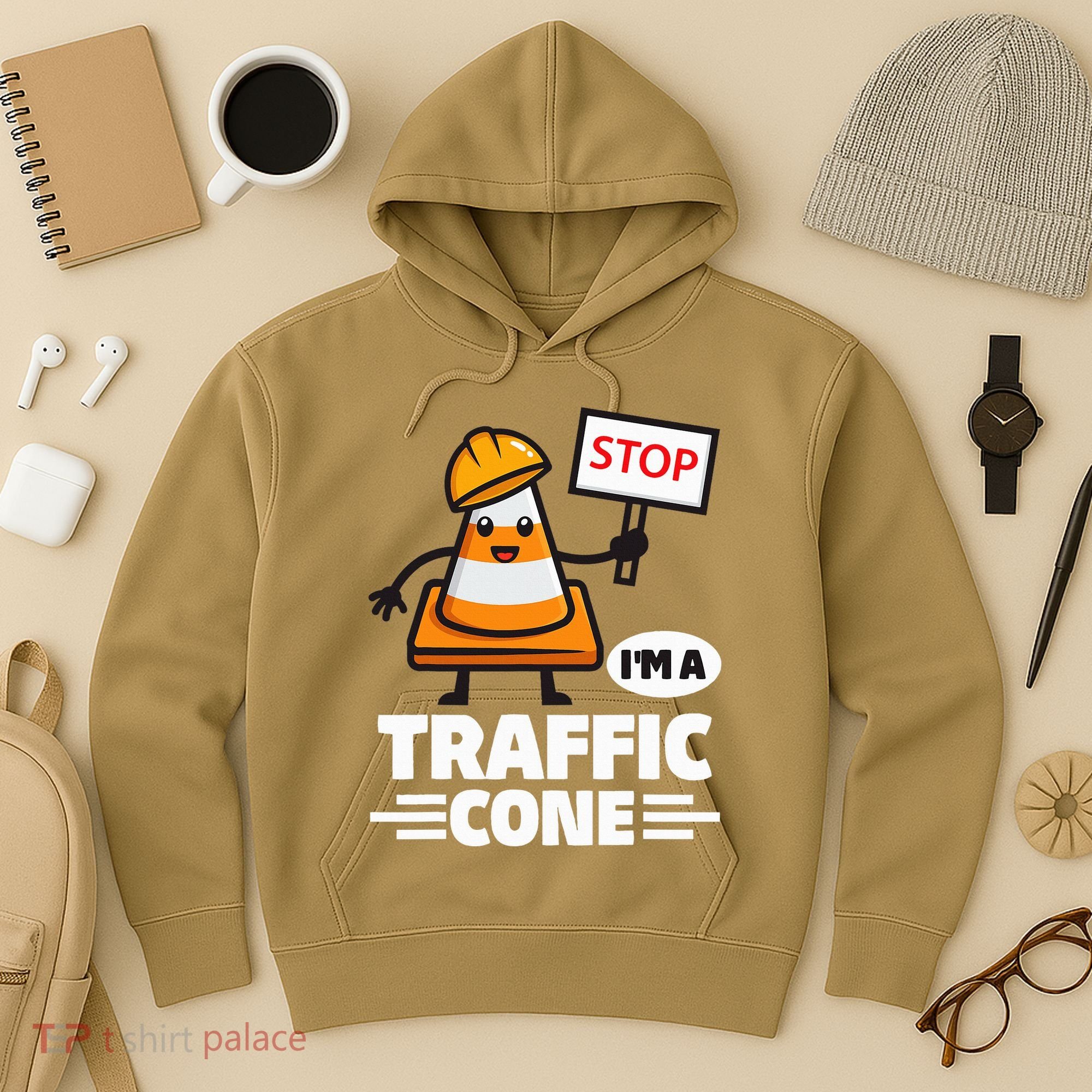 Halloween Traffic Cone Costume IM A Traffic Cone Hoodie