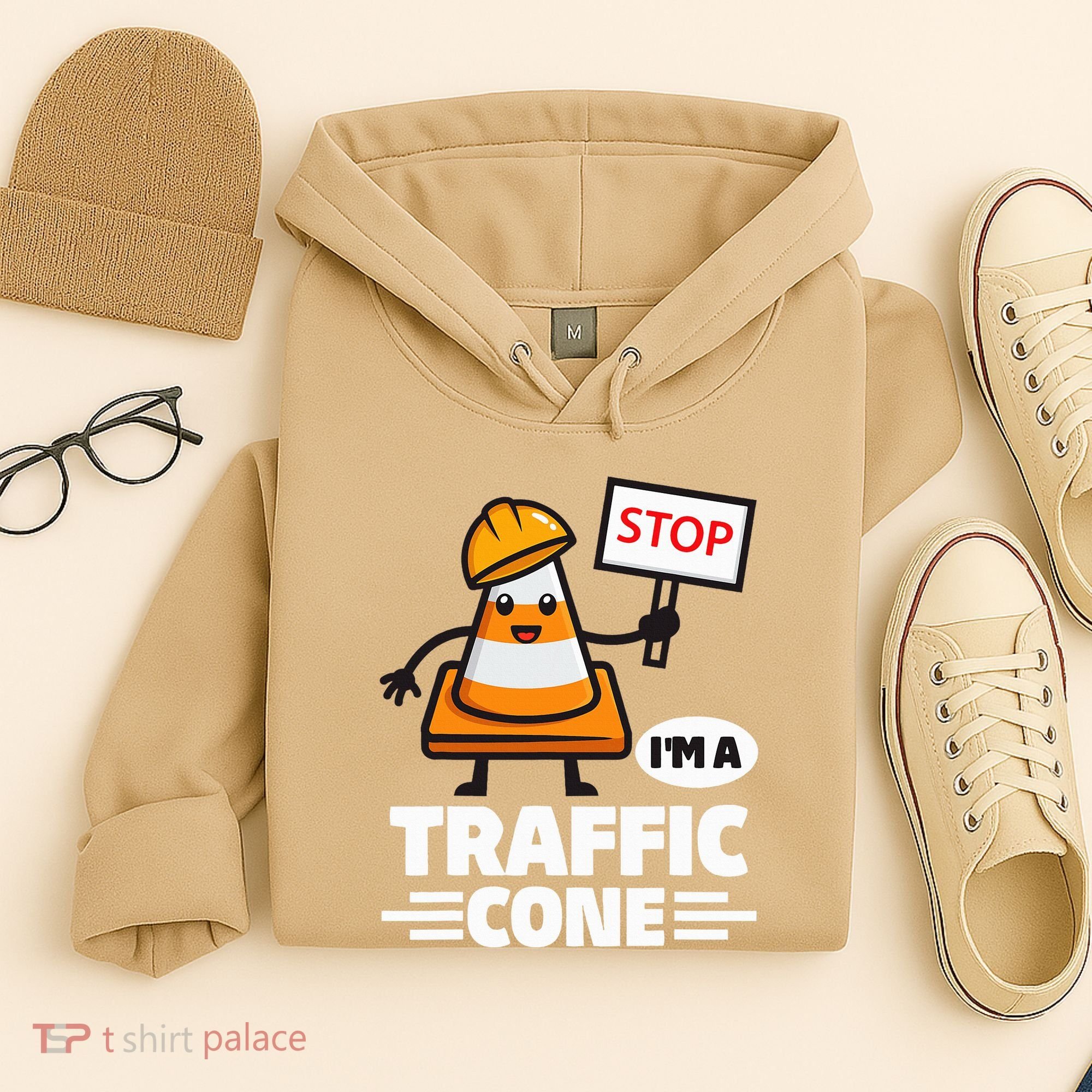 Halloween Traffic Cone Costume IM A Traffic Cone Hoodie