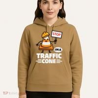 Halloween Traffic Cone Costume IM A Traffic Cone Hoodie thumb 5