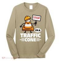 Halloween Traffic Cone Costume IM A Traffic Cone Long Sleeve Shirt thumb 0