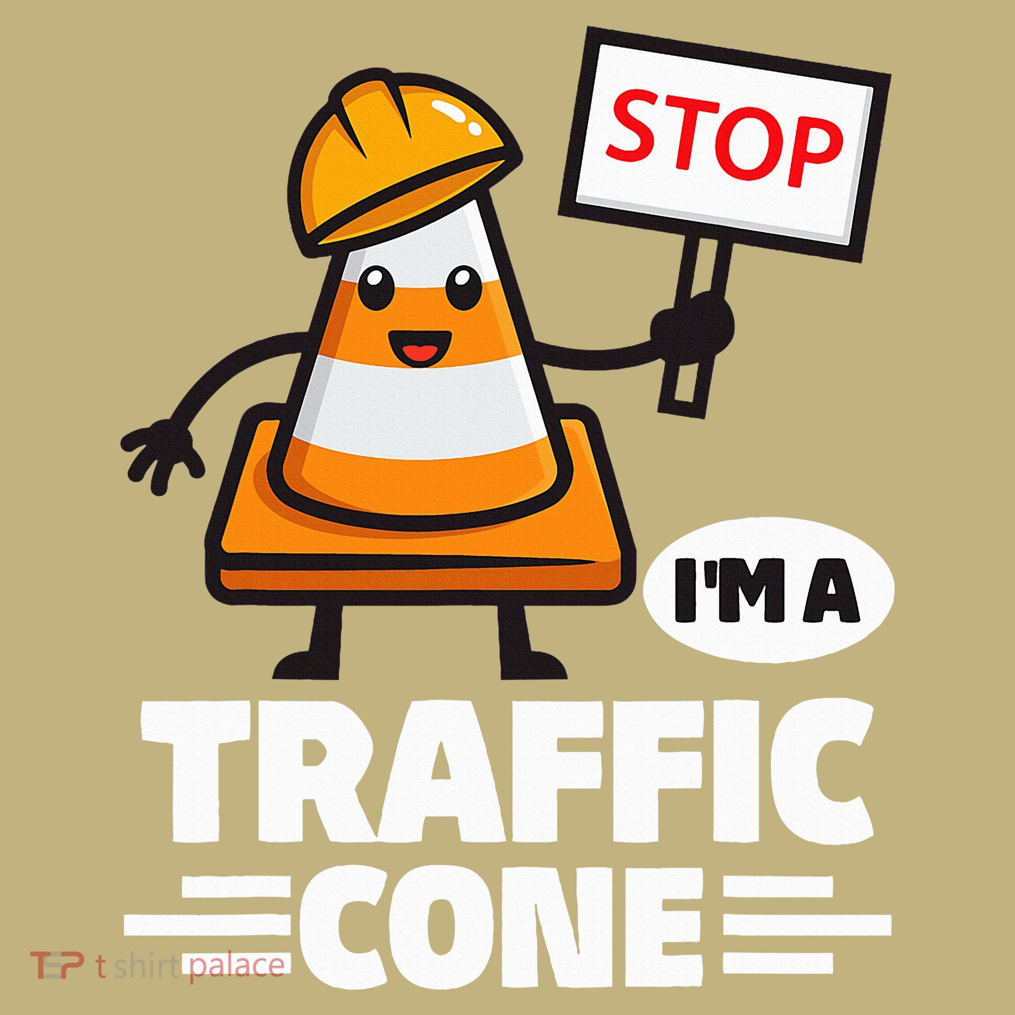 Halloween Traffic Cone Costume IM A Traffic Cone Long Sleeve Shirt