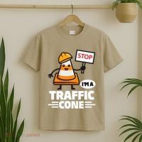 Halloween Traffic Cone Costume IM A Traffic Cone T-Shirt thumb 2