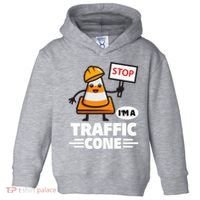 Halloween Traffic Cone Costume IM A Traffic Cone Toddler Hoodie thumb 0