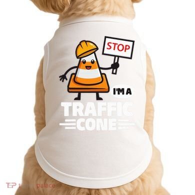 Halloween Traffic Cone Costume IM A Traffic Cone Doggie Tank