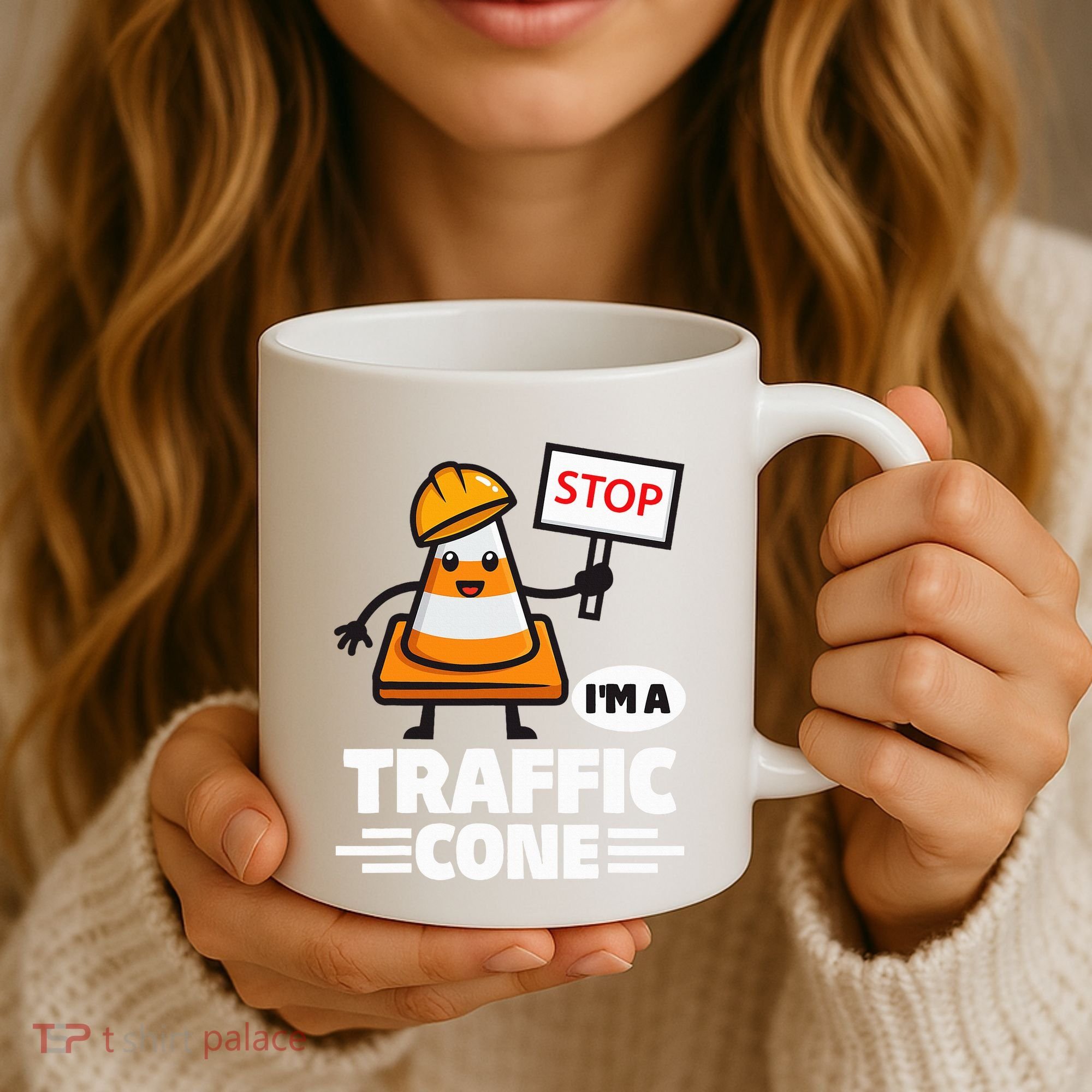 Halloween Traffic Cone Costume IM A Traffic Cone Coffee Mug