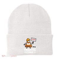 Halloween Traffic Cone Costume IM A Traffic Cone Beanie thumb 0