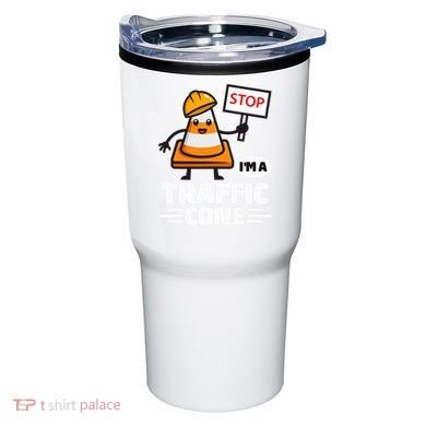 Halloween Traffic Cone Costume IM A Traffic Cone Tumbler