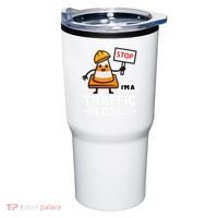 Halloween Traffic Cone Costume IM A Traffic Cone Tumbler thumb 0