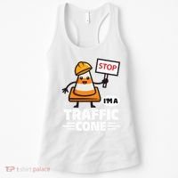 Halloween Traffic Cone Costume IM A Traffic Cone Women's Tank Top thumb 0