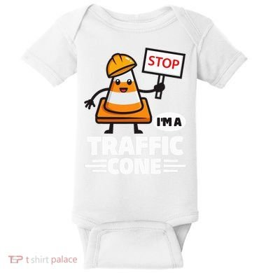 Halloween Traffic Cone Costume IM A Traffic Cone Baby Bodysuit