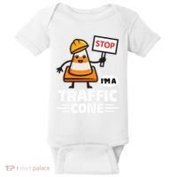 Halloween Traffic Cone Costume IM A Traffic Cone Baby Bodysuit thumb 0