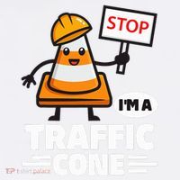 Halloween Traffic Cone Costume IM A Traffic Cone Tank Top thumb 6