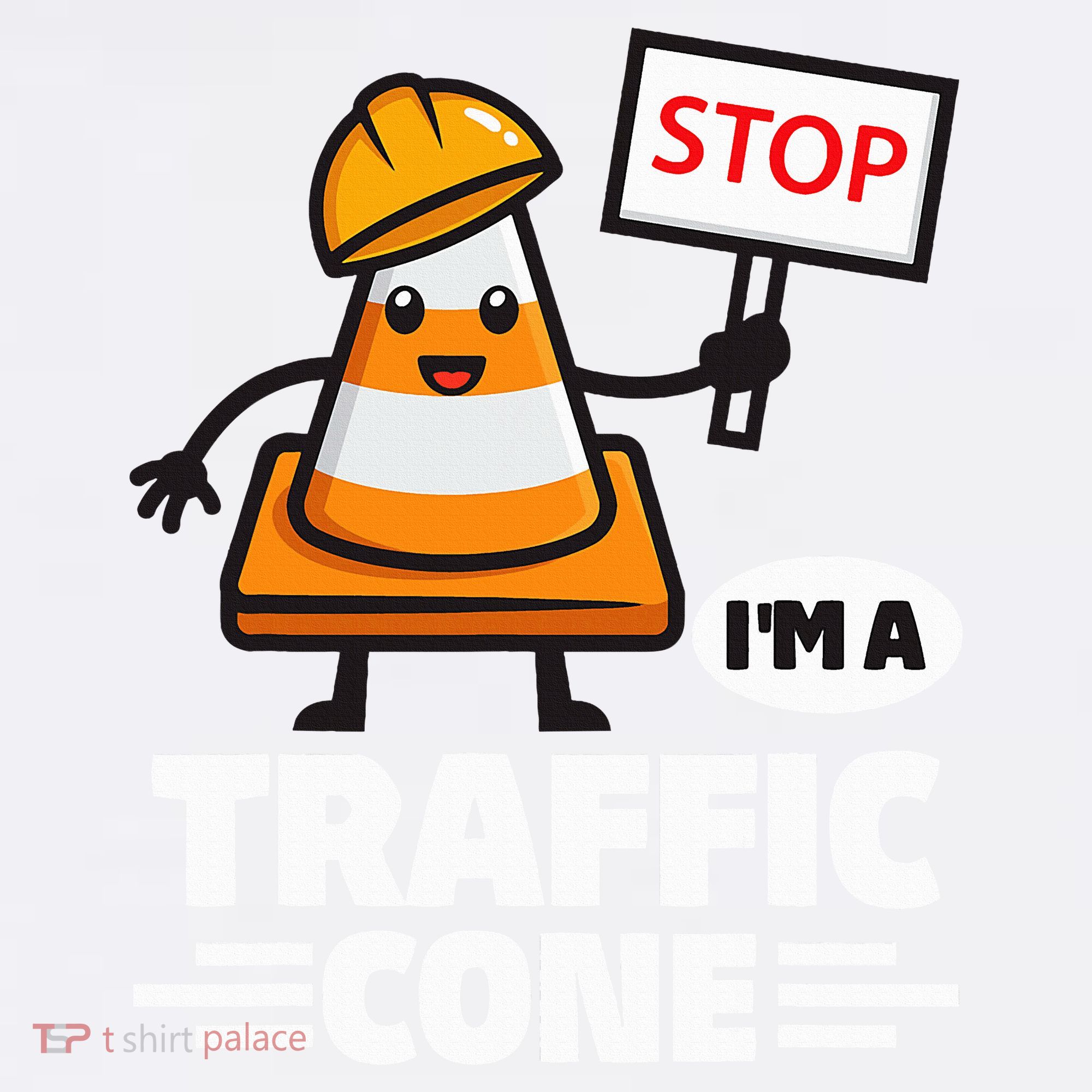 Halloween Traffic Cone Costume IM A Traffic Cone Tank Top
