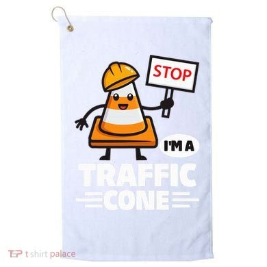 Halloween Traffic Cone Costume IM A Traffic Cone Golf Towel