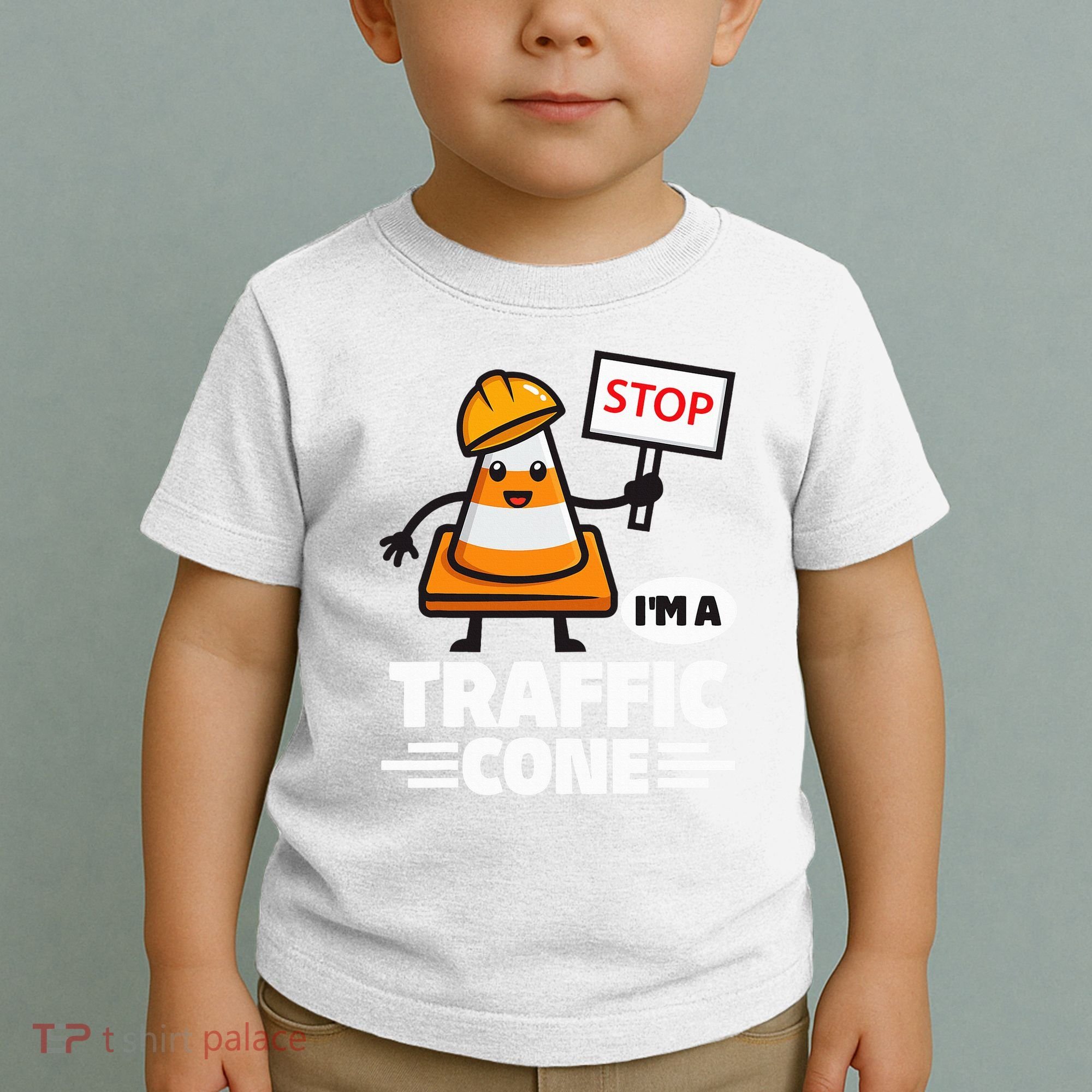 Halloween Traffic Cone Costume IM A Traffic Cone Toddler T-Shirt