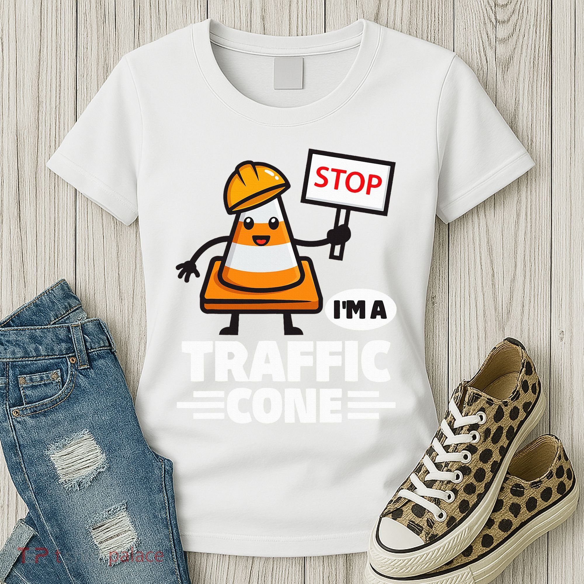 Halloween Traffic Cone Costume IM A Traffic Cone Women's T-Shirt