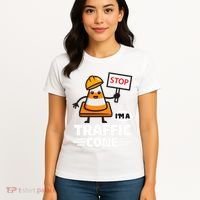 Halloween Traffic Cone Costume IM A Traffic Cone Women's T-Shirt thumb 4