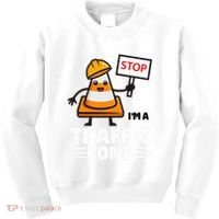 Halloween Traffic Cone Costume IM A Traffic Cone Kids Sweatshirt thumb 0