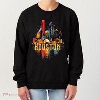 Houston Texas City Downtown Skyline Texas Hou Women's Sweatshirt thumb 0
