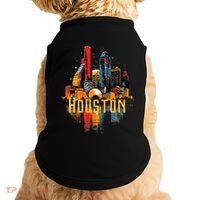 Houston Texas City Downtown Skyline Texas Hou Doggie Tank thumb 0