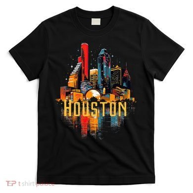 Houston Texas City Downtown Skyline Texas Hou T-Shirt