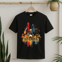 Houston Texas City Downtown Skyline Texas Hou T-Shirt thumb 2