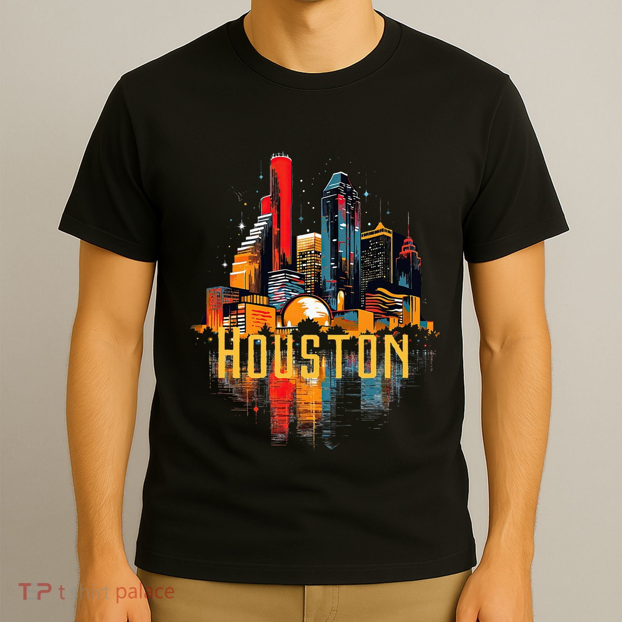 Houston Texas City Downtown Skyline Texas Hou T-Shirt