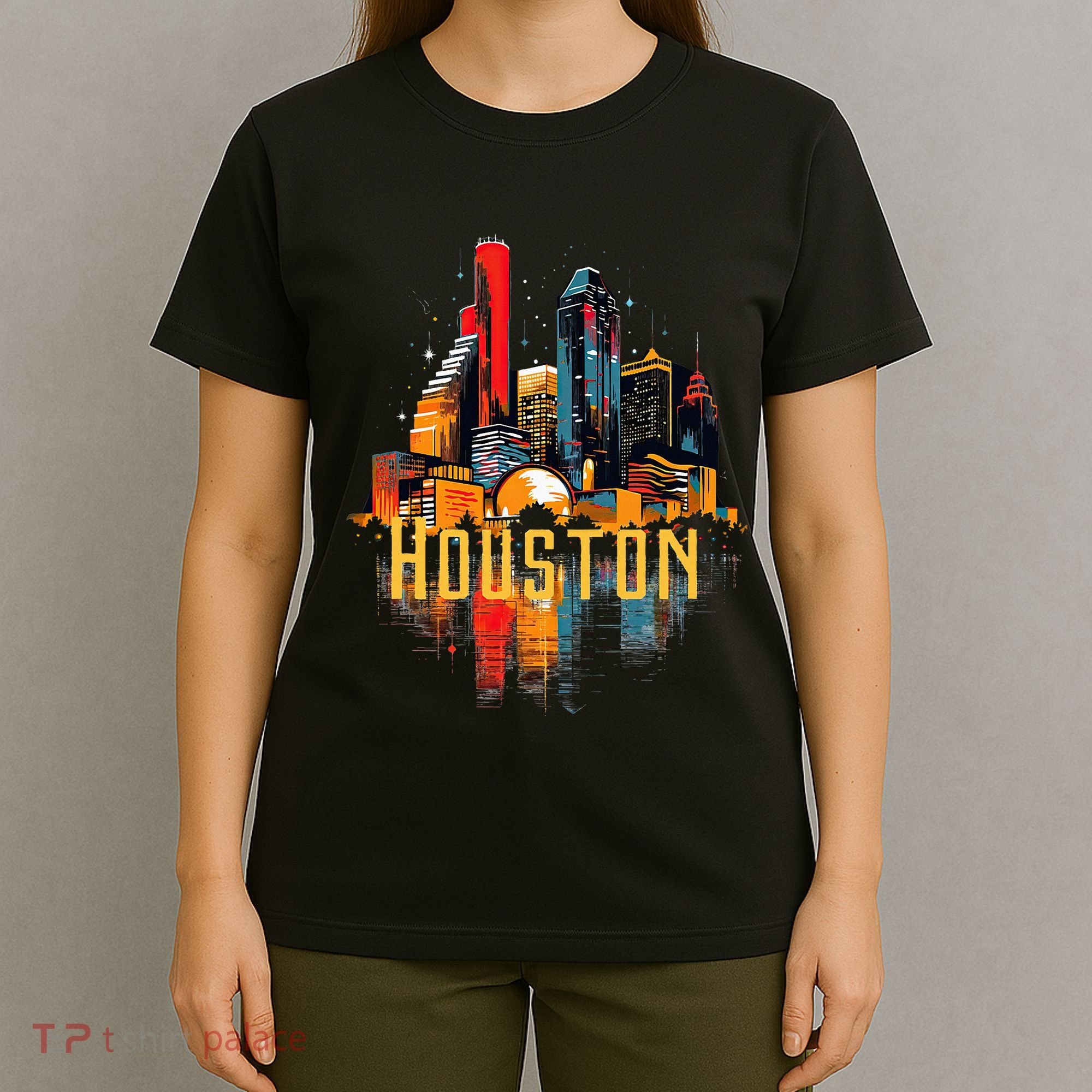 Houston Texas City Downtown Skyline Texas Hou T-Shirt