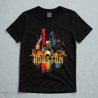 Houston Texas City Downtown Skyline Texas Hou T-Shirt thumb 5