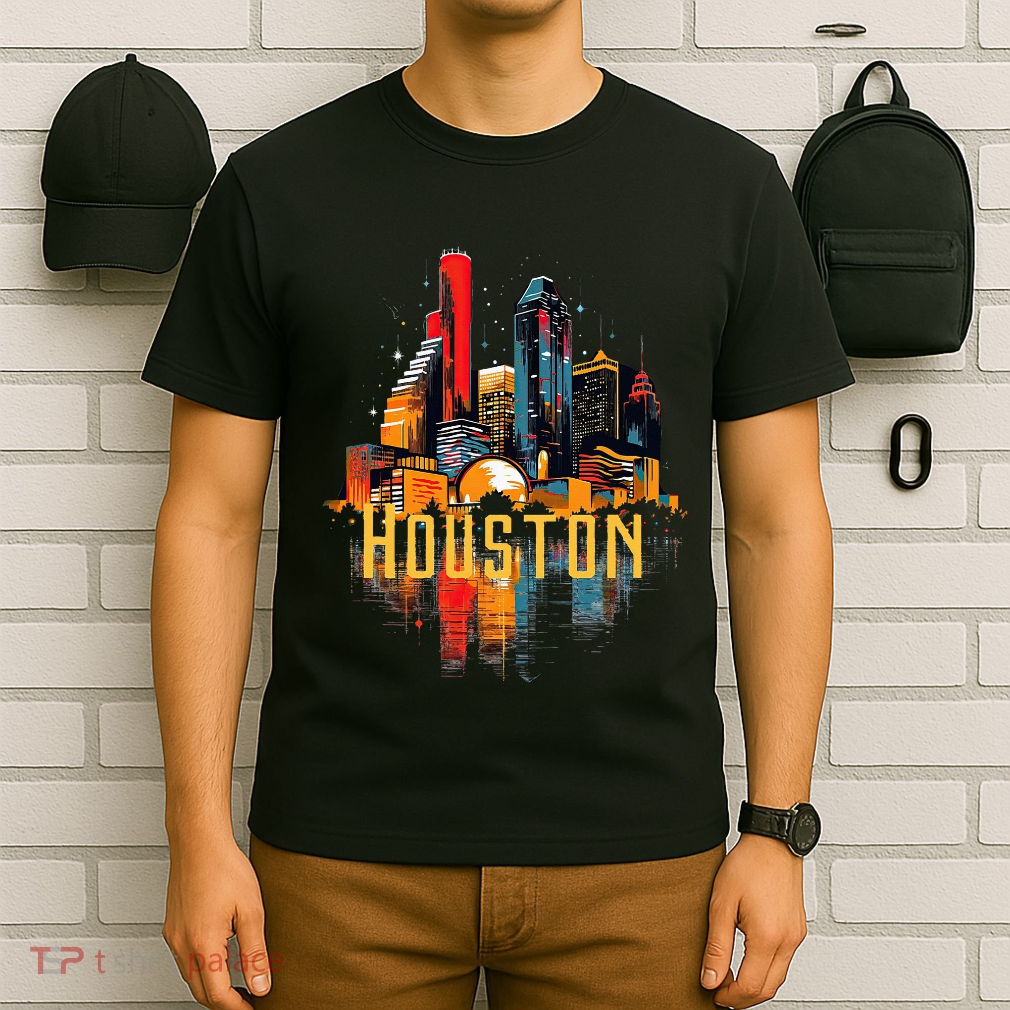 Houston Texas City Downtown Skyline Texas Hou T-Shirt