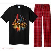 Houston Texas City Downtown Skyline Texas Hou Pajama Set thumb 0