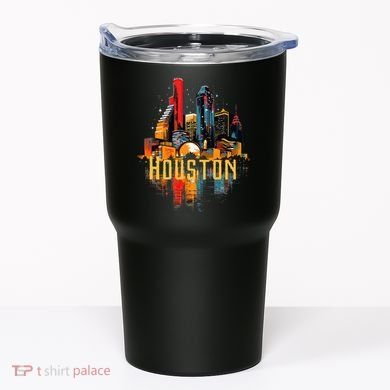 Houston Texas City Downtown Skyline Texas Hou Tumbler