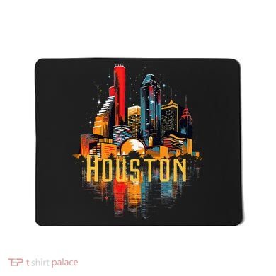 Houston Texas City Downtown Skyline Texas Hou Mousepad