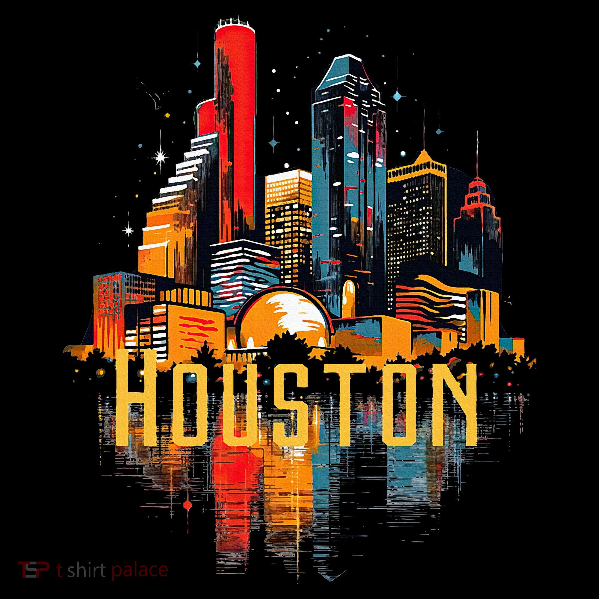 Houston Texas City Downtown Skyline Texas Hou Baby Bodysuit
