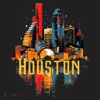 Houston Texas City Downtown Skyline Texas Hou Hat thumb 2