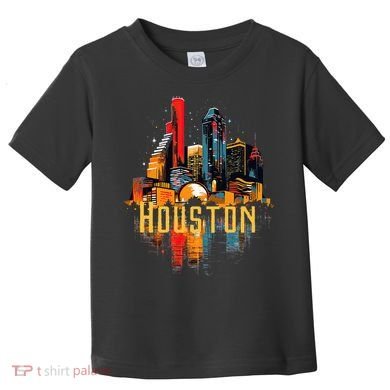 Houston Texas City Downtown Skyline Texas Hou Toddler T-Shirt