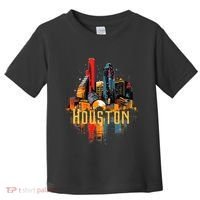 Houston Texas City Downtown Skyline Texas Hou Toddler T-Shirt thumb 0