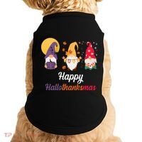 Halloween Thanksgiving Christmas Holiday Gnomes Doggie Tank thumb 0