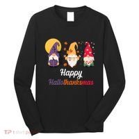 Halloween Thanksgiving Christmas Holiday Gnomes Long Sleeve Shirt thumb 0