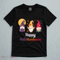 Halloween Thanksgiving Christmas Holiday Gnomes T-Shirt thumb 5