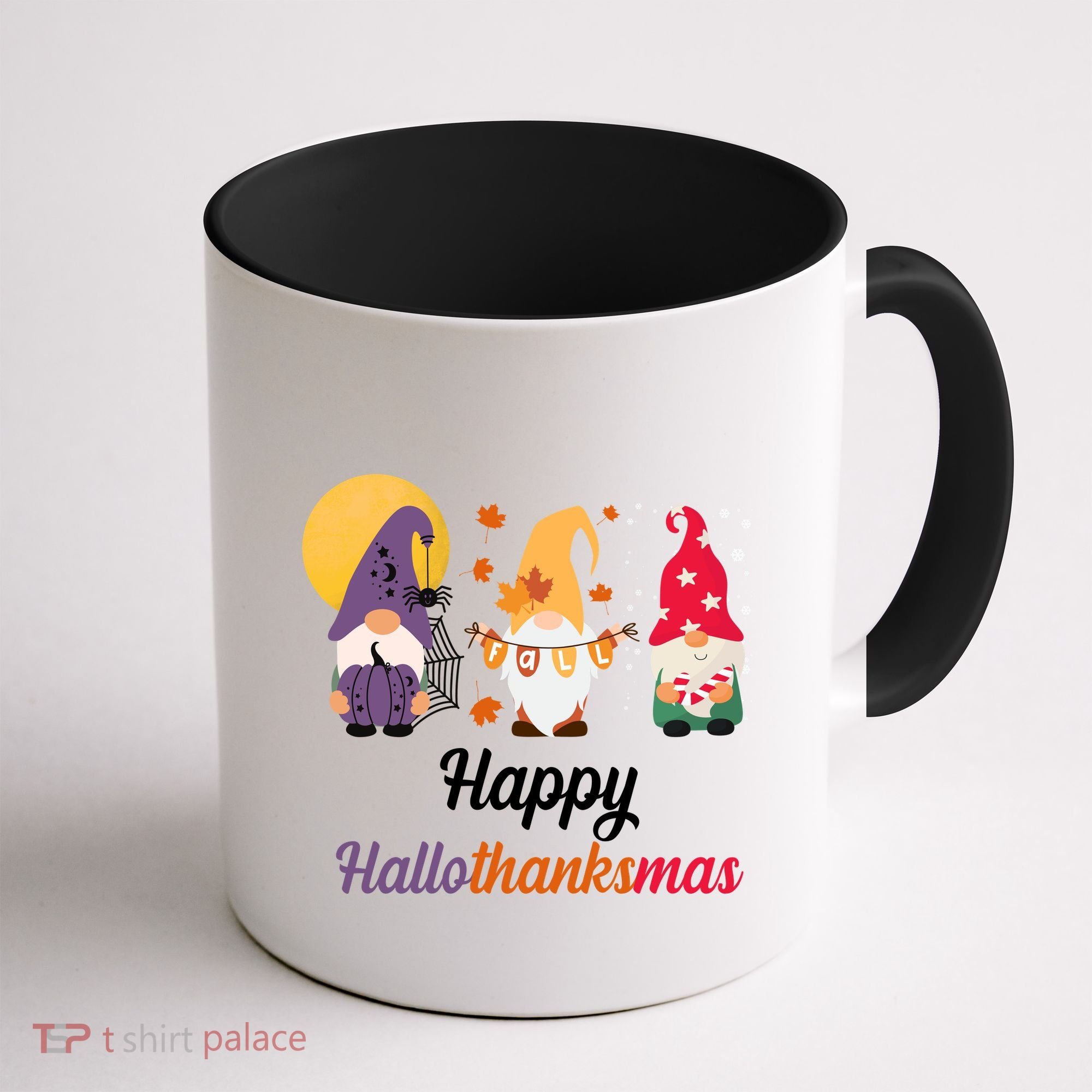 Halloween Thanksgiving Christmas Holiday Gnomes Coffee Mug