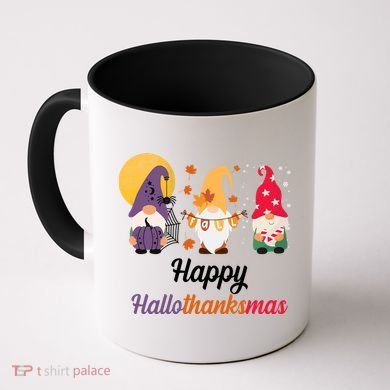 Halloween Thanksgiving Christmas Holiday Gnomes Coffee Mug