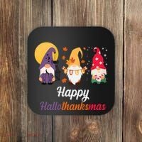 Halloween Thanksgiving Christmas Holiday Gnomes Coaster thumb 0