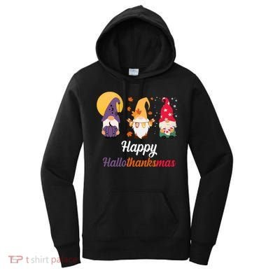 Halloween Thanksgiving Christmas Holiday Gnomes Women's Hoodie