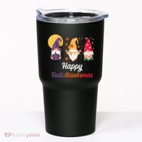 Halloween Thanksgiving Christmas Holiday Gnomes Tumbler thumb 0