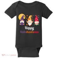 Halloween Thanksgiving Christmas Holiday Gnomes Baby Bodysuit thumb 0