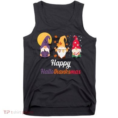 Halloween Thanksgiving Christmas Holiday Gnomes Tank Top