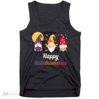 Halloween Thanksgiving Christmas Holiday Gnomes Tank Top thumb 0